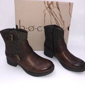 B.O.C Gates Boots Dark Brown NEW W/Box